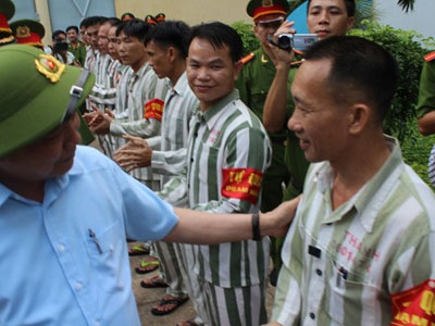 Trại giam Xuyên Mộc có 258 phạm nhân được đặc xá
