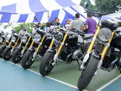 Dàn môtô BMW R Nine T tại Vietnam Motorbike Festival 2015