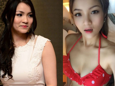 Thủy Top gầy hốc hác sau khi giảm cân