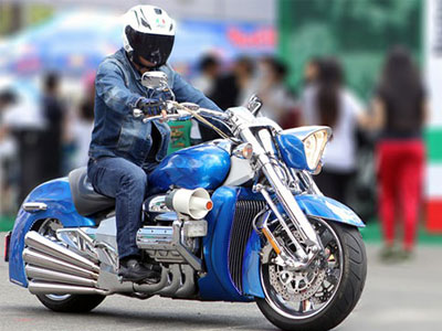 Dàn xe độc tại lễ hội môtô Việt Nam 2015