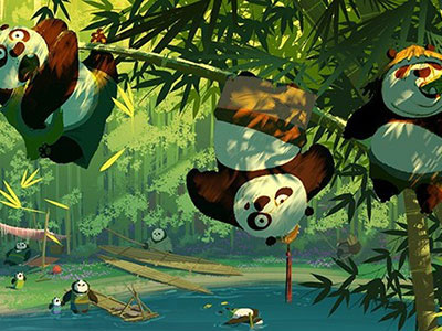 Làng của gấu Po trong “Kung Fu Panda 3” xứng đáng là kỳ quan thứ 8 thế giới