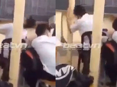 Clip: Hài hước nam sinh "múa cột" điên đảo trong lớp học