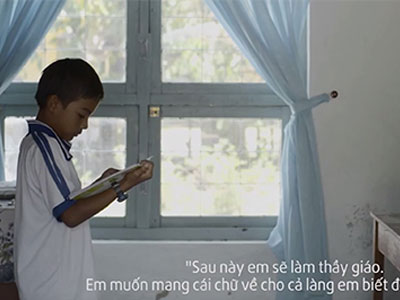 Lay động xúc cảm với clip “Ước mơ của em”