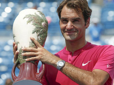 Federer thắng dễ Djokovic, vô địch Cincinnati