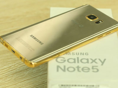 Galaxy Note 5 phiên bản mạ vàng 24K xuất hiện ở Việt Nam