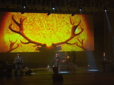 Hình ảnh buổi biểu diễn nhạc Rock phương Tây đầu tiên tại Triều Tiên