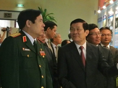 Chủ tịch nước và 2 đại tướng dự lễ kỷ niệm ngành ngoại giao