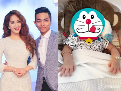 Khánh Thi tặng vòng vàng giá trị cho con trai