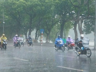 Mưa lớn diện rộng trong nhiều ngày tới
