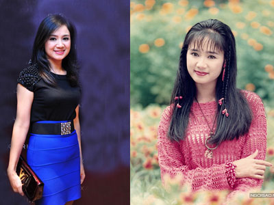Nhan sắc "lá ngọc cành vàng" của Thu Hà thập niên 90