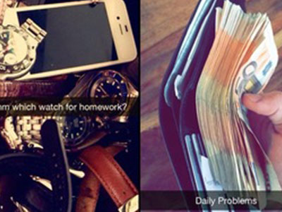 Hội con nhà giàu Snapchat đua nhau khoe ảnh lối sống siêu sang chảnh