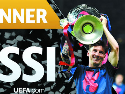 Messi lại xuất sắc nhất châu Âu