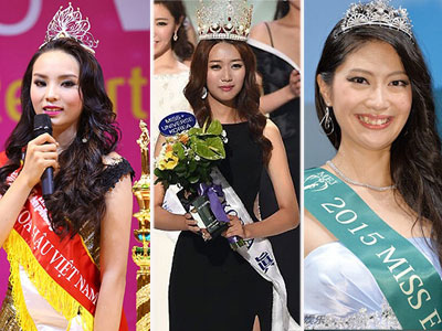 Hoa hậu các nước châu Á vừa đăng quang đã bị chê tơi tả