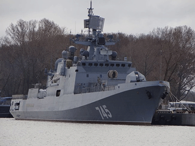 Tàu hộ tống tên lửa mới nhất của Nga thử nghiệm trên biển Baltic