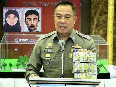Hai nghi phạm đánh bom Bangkok đang ở Campuchia