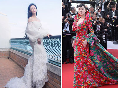 Mỹ nhân "váy vỏ chăn" đổi phong cách trên thảm đỏ Venice