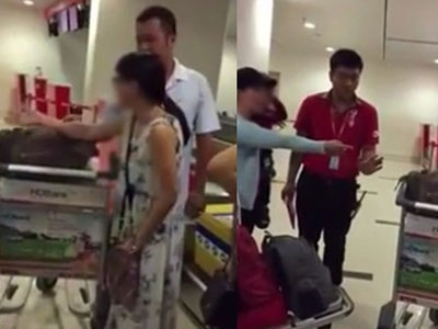 Nóng với clip "chửi như hát" của cô gái sành điệu ở sân bay