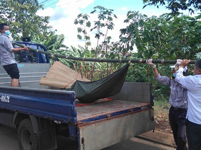 Phát hiện thi thể thanh niên đang phân hủy dưới suối