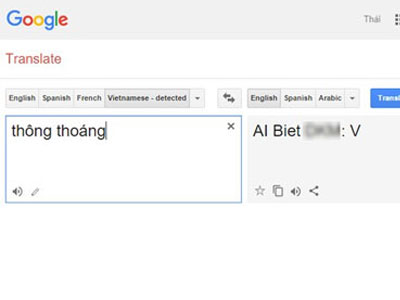 Google Translate dịch bậy Tiếng Việt gây sốt cộng đồng mạng