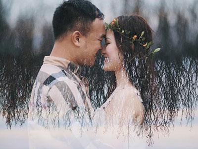 Ảnh cưới độc lạ của cặp đôi “Yêu là cưới”