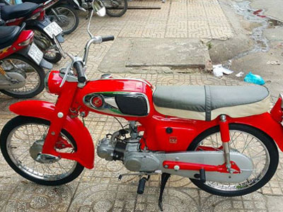 Honda S65 đời 1964 mới lăn bánh 300 km ở Sóc Trăng