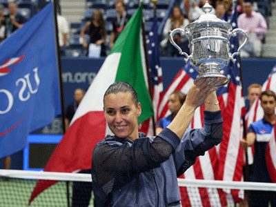 Hạ Vinci trong trận chung kết toàn Italy, Flavia Pennetta vô địch US Open 2015