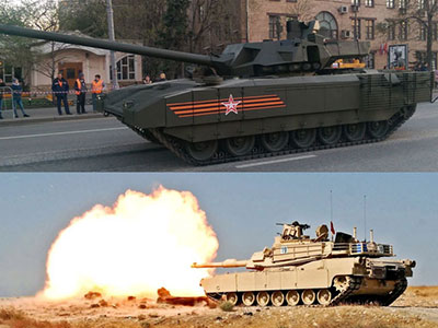 T-14 Armata chạm trán M1A2 Abrams - Xe tăng nào sẽ thắng?