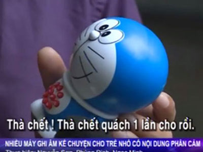Choáng với đồ chơi kể chuyện tục tĩu, “xúi” trẻ… tự tử