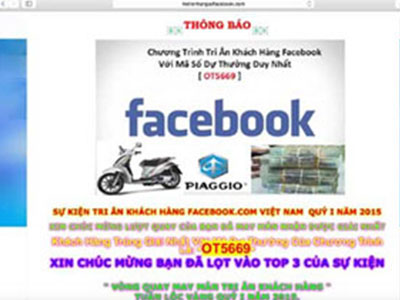 "Điểm mặt" những trò lừa đảo mới trên Facebook