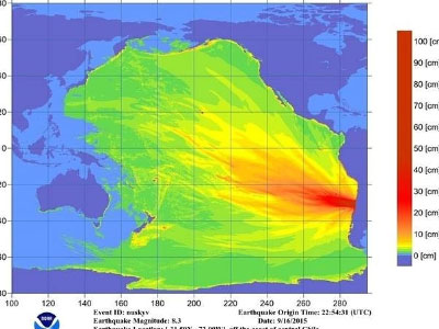 Động đất, sóng thần ở Chile không ảnh hưởng tới Việt Nam