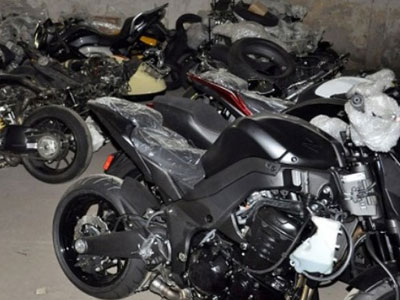 Hải Phòng bắt giữ lô 52 môtô PKL Honda nhập lậu