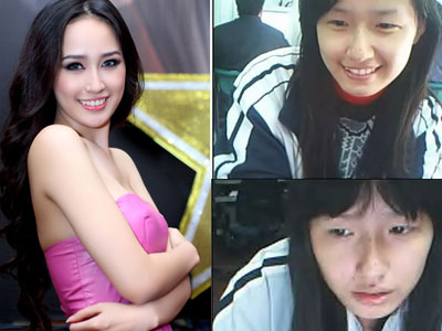 Hình ảnh Mai Phương Thúy ngồi chát webcam gây sốt