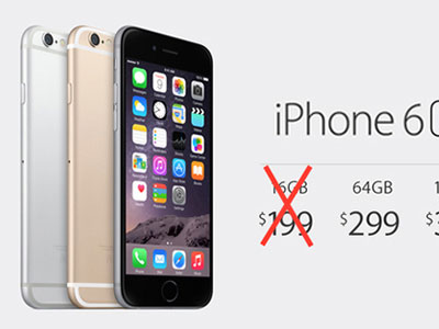 Apple bị chỉ trích vì bán iPhone 6s 16 GB