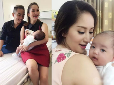 Con trai Khánh Thi - Phan Hiển đáng yêu như thiên thần