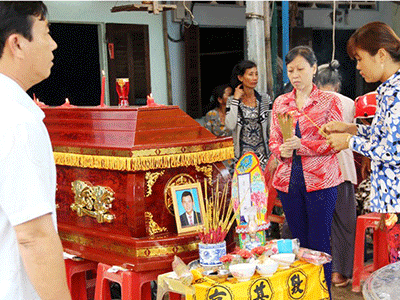 Xin đất chùa để an táng ngư dân vụ nổ tàu