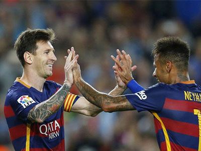 Messi lập cú đúp, Barca tái chiếm vị trí số một