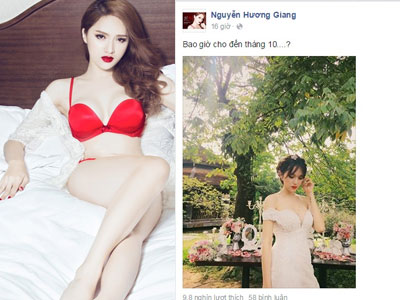 "Nữ hoàng chuyển giới" Hương Giang Idol sắp lên xe hoa?