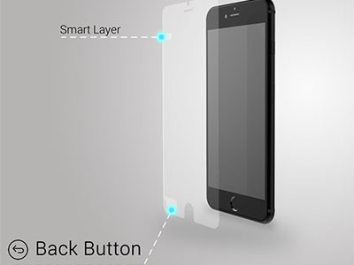Miếng dán màn hình thêm phím Back cho iPhone ở Việt Nam