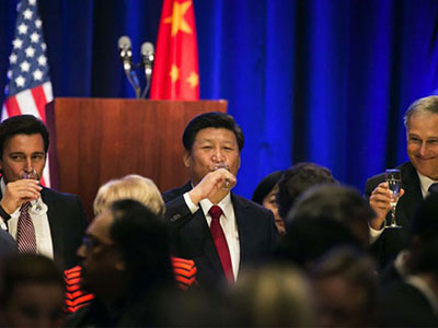 Chủ tịch Trung Quốc ăn tiệc cùng Bill Gates và quan chức Mỹ