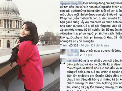 Chia sẻ xúc động của bố hotgirl Tú Linh hâm mộ MU