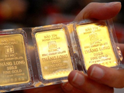Vàng tăng giá mạnh, USD ngân hàng quay đầu đi xuống