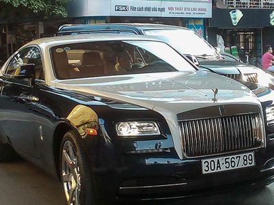Chạm mặt Rolls-Royce Wraith biển 56789 tại Hà Nội
