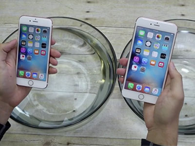 iPhone 6s và 6s Plus "sống sót" sau một giờ ngâm nước