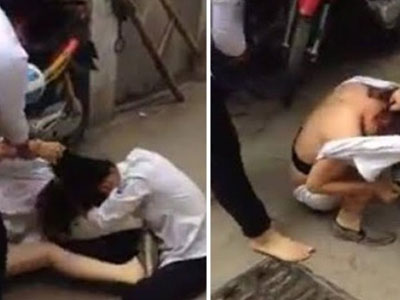 Người xem "tím mặt" vì clip nữ sinh đánh bạn rồi lột áo giữa đường
