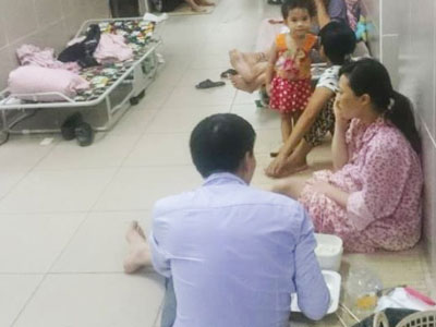 Bệnh viện Phụ sản có nước trở lại, bệnh nhân vui hơn bắt được vàng