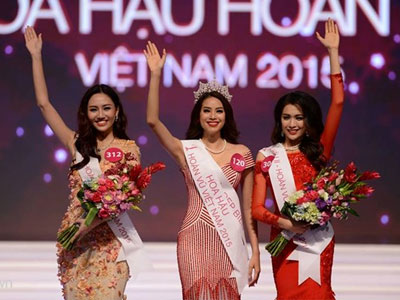 Phạm Thị Hương đăng quang Hoa hậu Hoàn vũ VN 2015