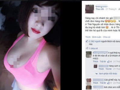 Gần 90.000 facebooker bị cô giáo ngực khủng "dắt mũi" để bán tóc giả