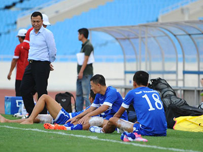 Thành Lương chấn thương, HLV Miura lo sốt vó