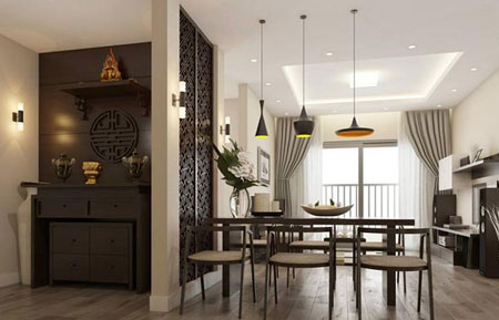 Những lưu ý khi bài trí, đặt vị trí cho bàn thờ chung cư