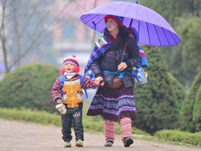 Sa Pa rét 13 độ dịp cuối tuần